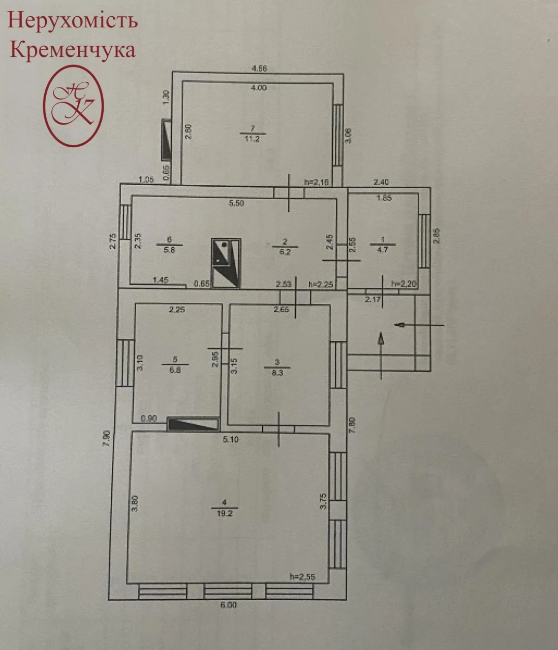 Компактний будинок  62.2м2 /передмістя Кременчуга