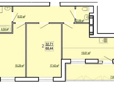 Apartment. Kharkiv, Poltava Shlyakh St., 184, k.