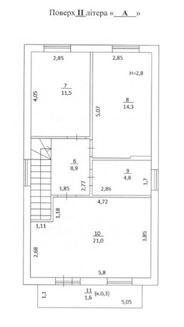 Буча, продам будинок 123 м², вул. Чорних Запорожців | Газ |