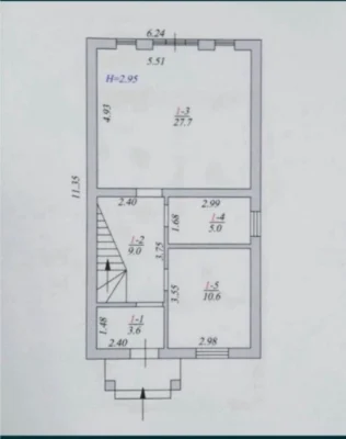 Продаж будинку в ЦЕНТРІ Бучі! Газ, центральні комунікації !