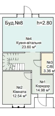 Без комісії! Продам будинок (таунхауз) з ремонтом в Бучі, ву