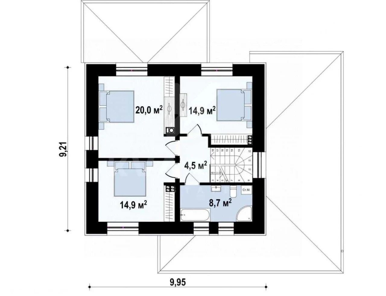Продаж сучасного будинку 160 м² у лісовій Бучі біля озера!!