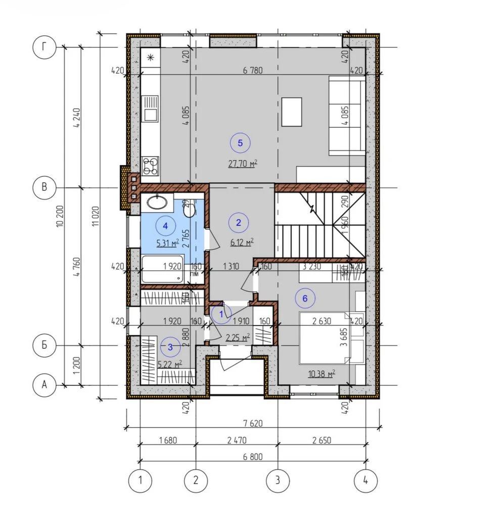 Двоповерховий будинок 125 м² 3,2 сотки Буча, вул. Леся Курба