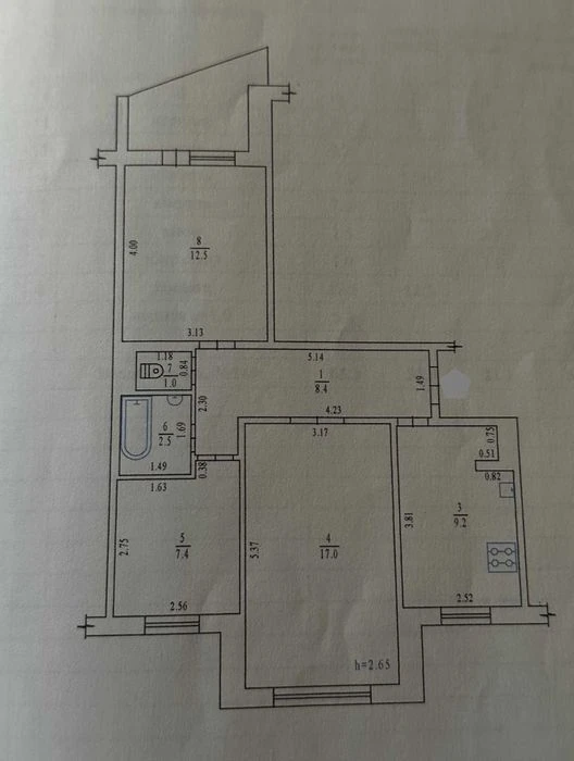 Продається 3-к квартира р-н Левада