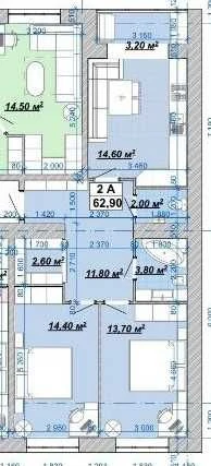 Найкраща ціна квартира 62,9 м² Княгинин центр вид на місто