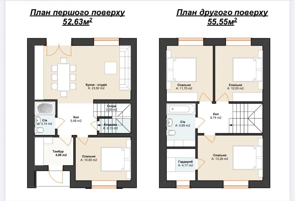 Таунхаус з газом в Бучі|Розстрочка до 6 міс.