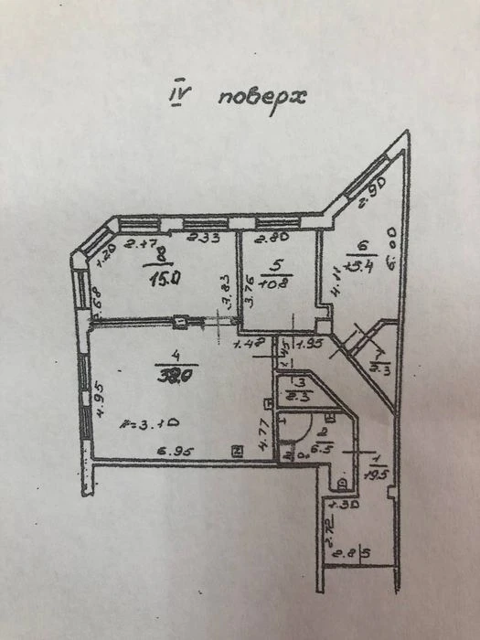 Продам 3-комнатную квартиру, Климовский дом, парк