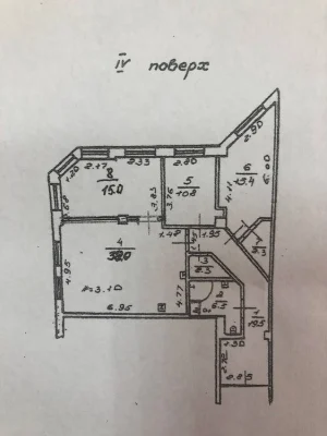 Продам 3-комнатную квартиру, Климовский дом, парк