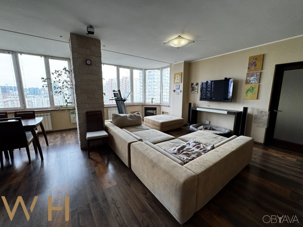 4-room apartment, 128 sq.m.