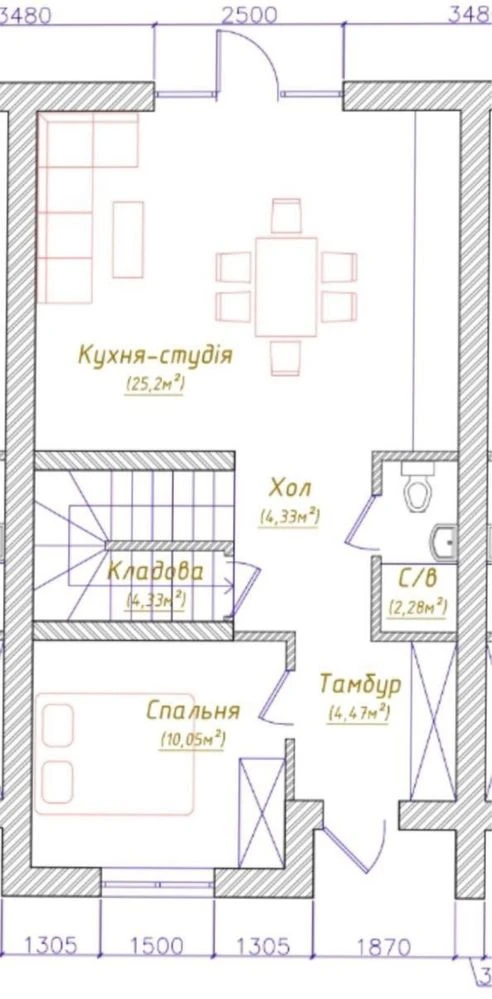 Таунхаус в лісовій Бучі по вул. Мрія  з газом без %
