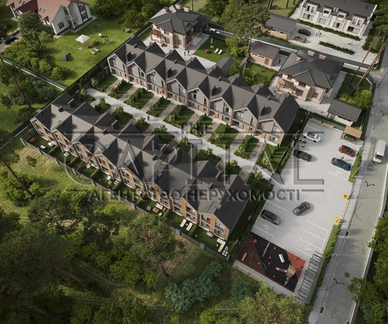 Продажа таунхауса з бомбосховищем, КГ Legend Town, Буча, ГАЗ