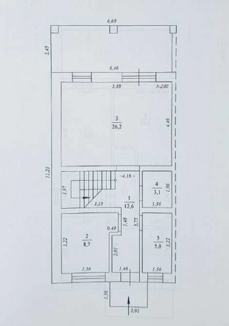 Дуплекс в центрі Бучі! Газове опалення, велика ділянка.