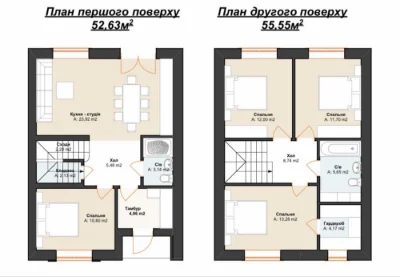 Сучаний таунхаус 107 м2 з газом в затишній частині Бучі