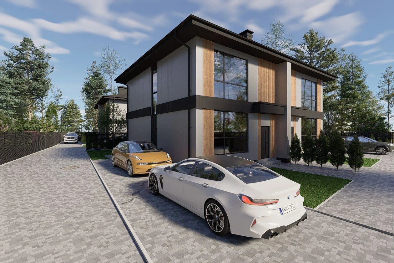 Дуплекс центр м.Буча з укриттям, 165м2, 3 сотки, центральні