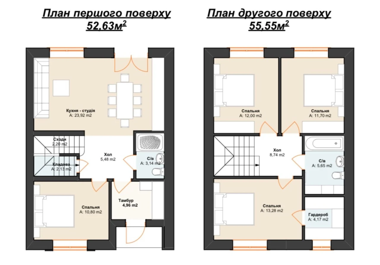 Таунхаус м. Буча, Гамалія. Газове опалення, розтермінування