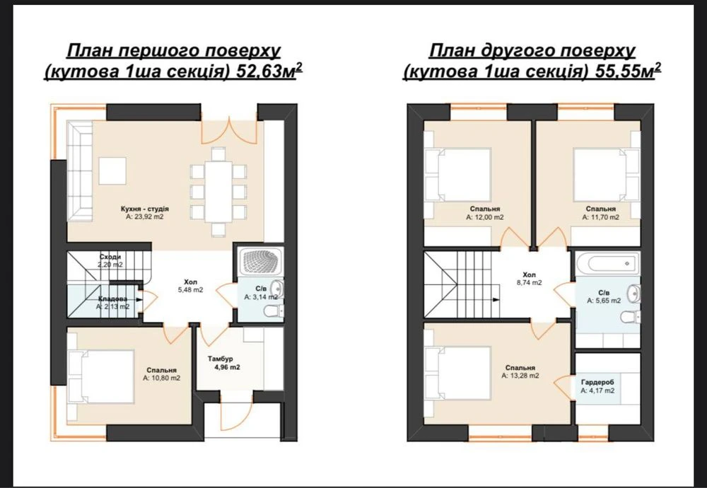 Продам таунхауси біля Ютему. Буча