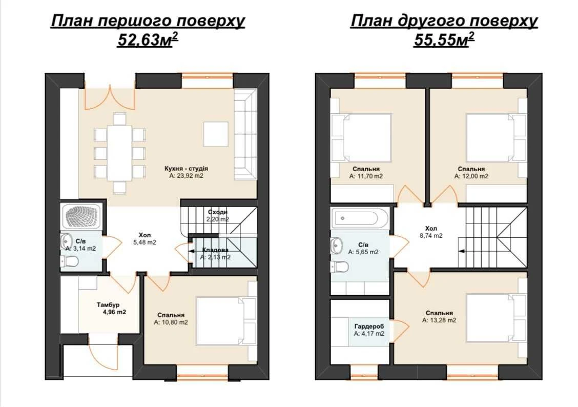 Продаж Таунхаусів у Бучі по вул. Гамалія