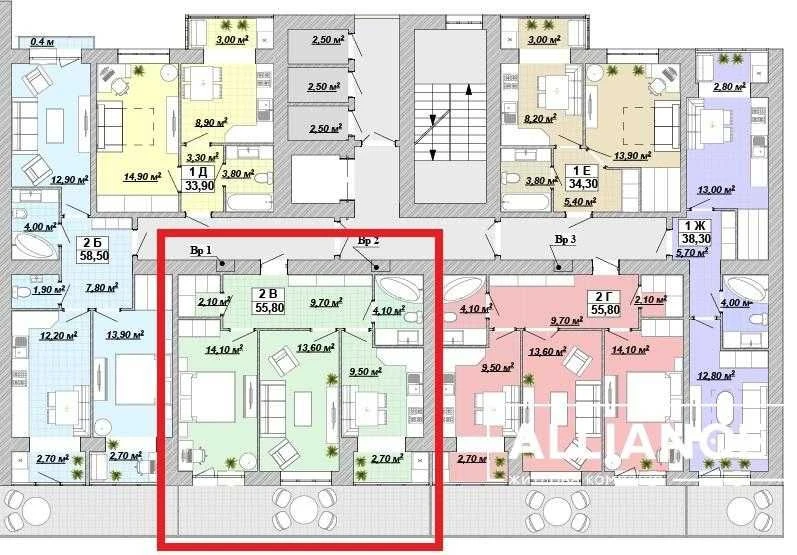 I will sell 2 sq.m. of optimal area in the residential complex Knyaginyn