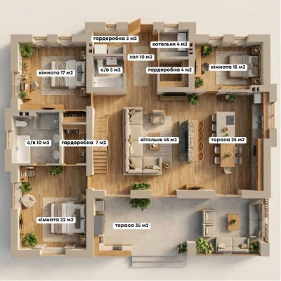 Вишуканий будинок з новим ремонтом! КМ Park Residence| Буча