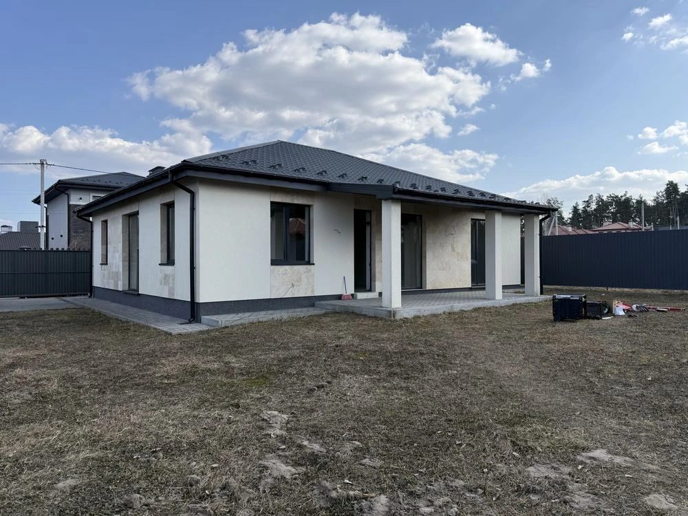 Продаж одноповерхового будинку у Бучі, 6 соток, під чистове