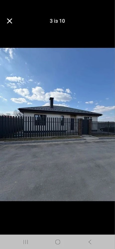 Продаж будинку з ПОЧАТКОВИМ ремонтом . Фасад в травертині. В