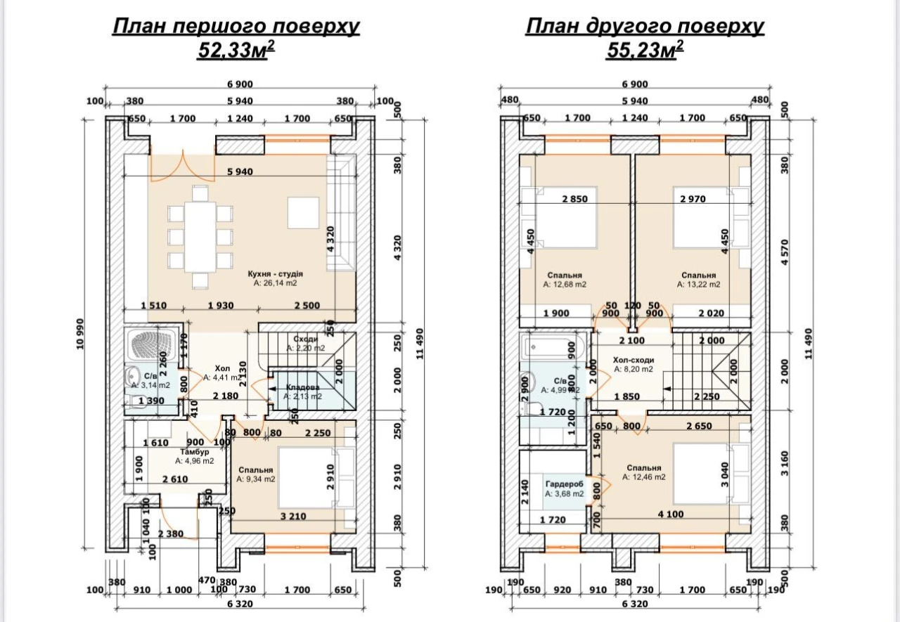 Таунхаус м.Буча серед лісу | Центральний парк| 110 м2 | Без