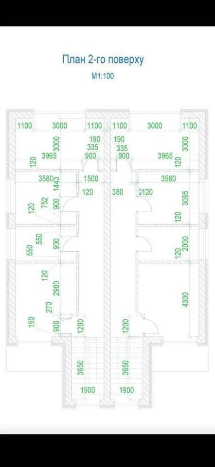 Дуплекс - лісова Буча, 146 м², багатошаровий дах, введений в
