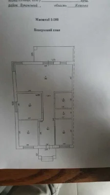 Одноповерховий дуплекс 100 м², 3 сотки, поруч школа і можлив
