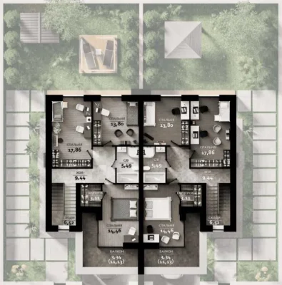 Дуплекс  126 м2 з терасами|Буча|Family Park| РОЗТЕРМІНУВАННЯ