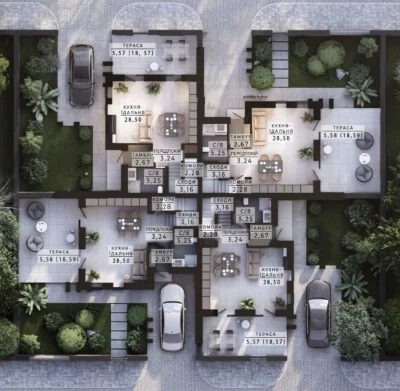 Останній квадрохаус  97 м2|Преміальне Family Park Residence|