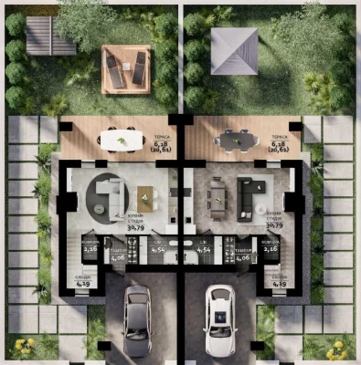 Стильний дуплекс в КМ "Family Park Residence".РОЗТЕРМІНУВАНН