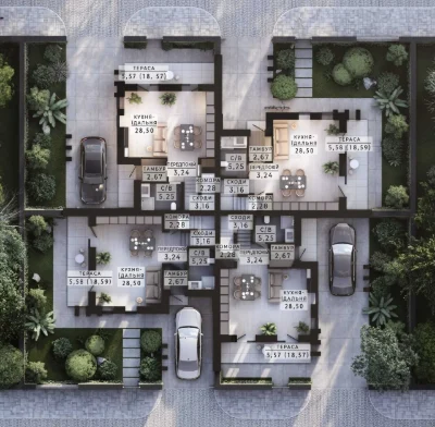Таунхаус 119м2 в КМ "Family Park Residence".БУЧА