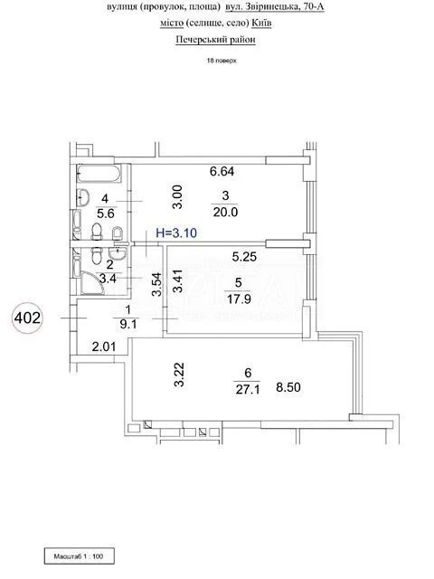 Sale of 2-room apartment 83 sq. m on Zvirynetska Street 70A • ID 346