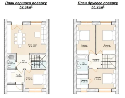 Таунхауси в Бучі біля парку. Розтермінування. Газ !