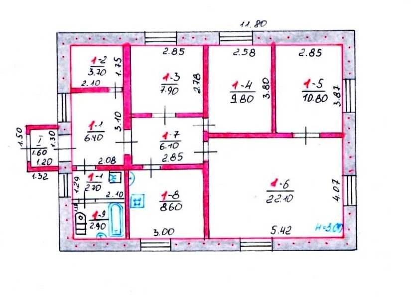 Продам будинок в Люботині 82 м