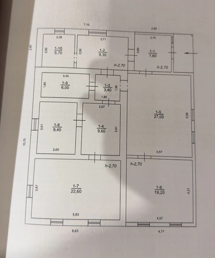 Продам Будинок 120м2, газ, 10 соток , р- н ж/ д Вокзалу
