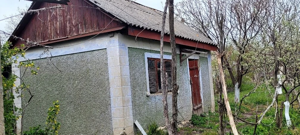 Присадибна ділянка зі старим будинком