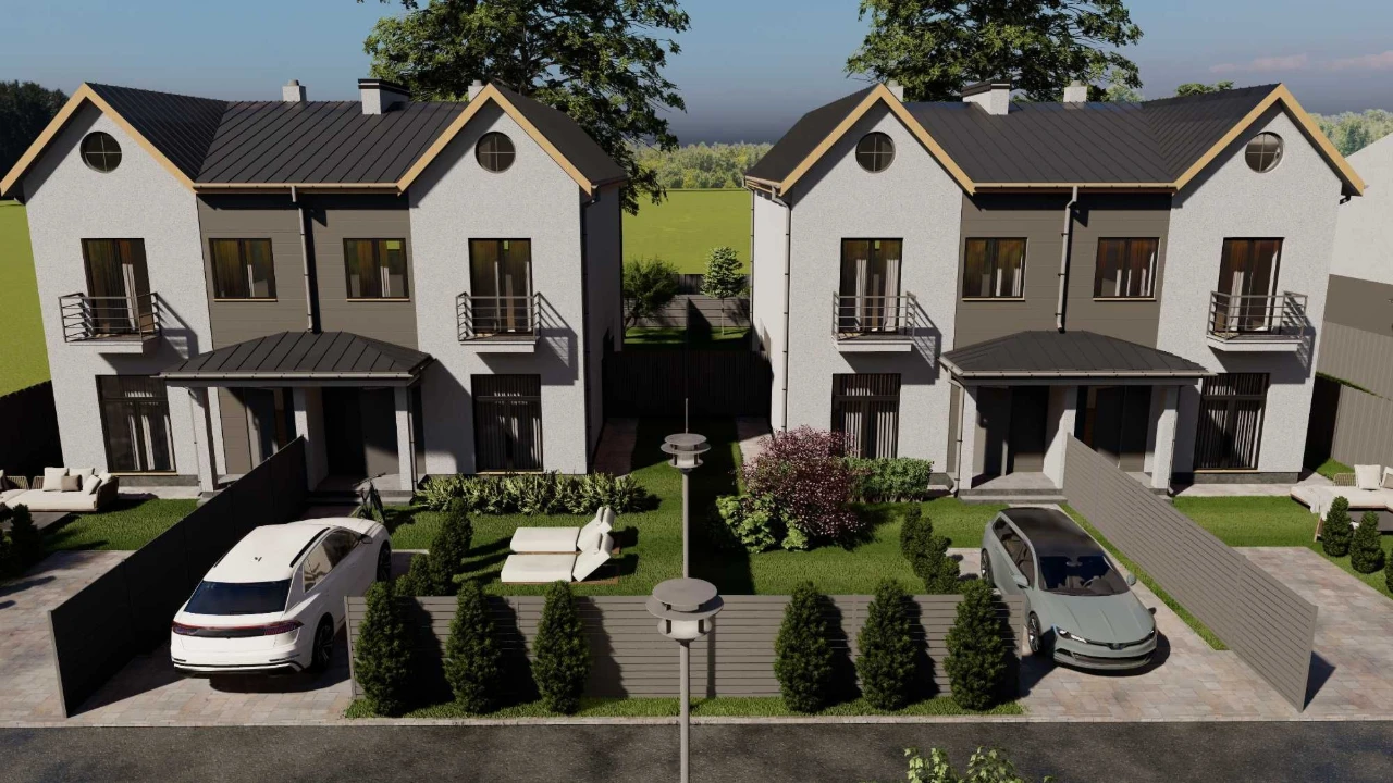 Квадробудинок від ЗАБУДОВНИКА БЕЗ % 70м2 +20м2 мансарда, 1,3
