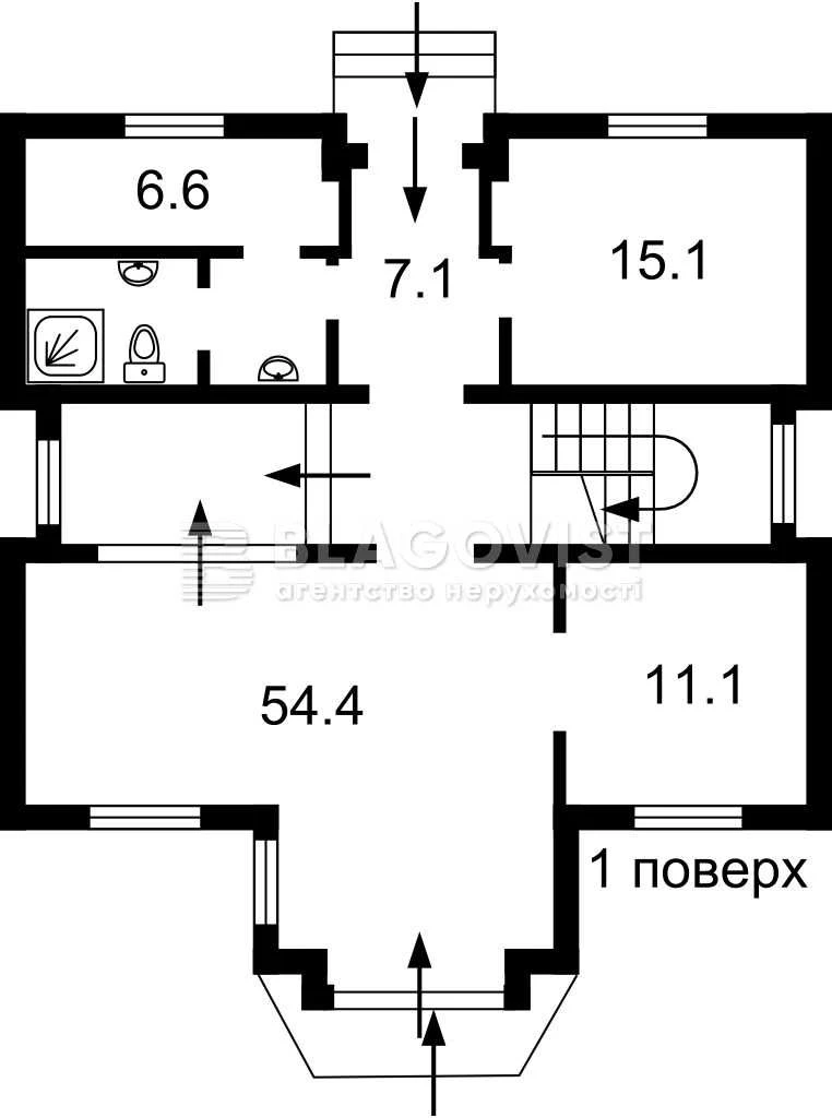 Маєток в закритому котеджному містечку Плюти, Козин, Українк