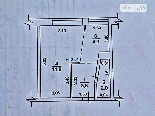 Sale of 1-room apartment 21.4 sq. m. on Kyrylivska Street 20 • ID 34