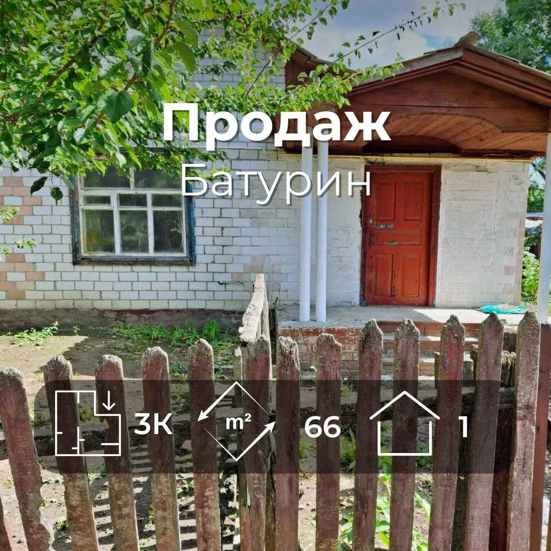 Батурин траса на Київ: частина будинку з ремонтом і газом є