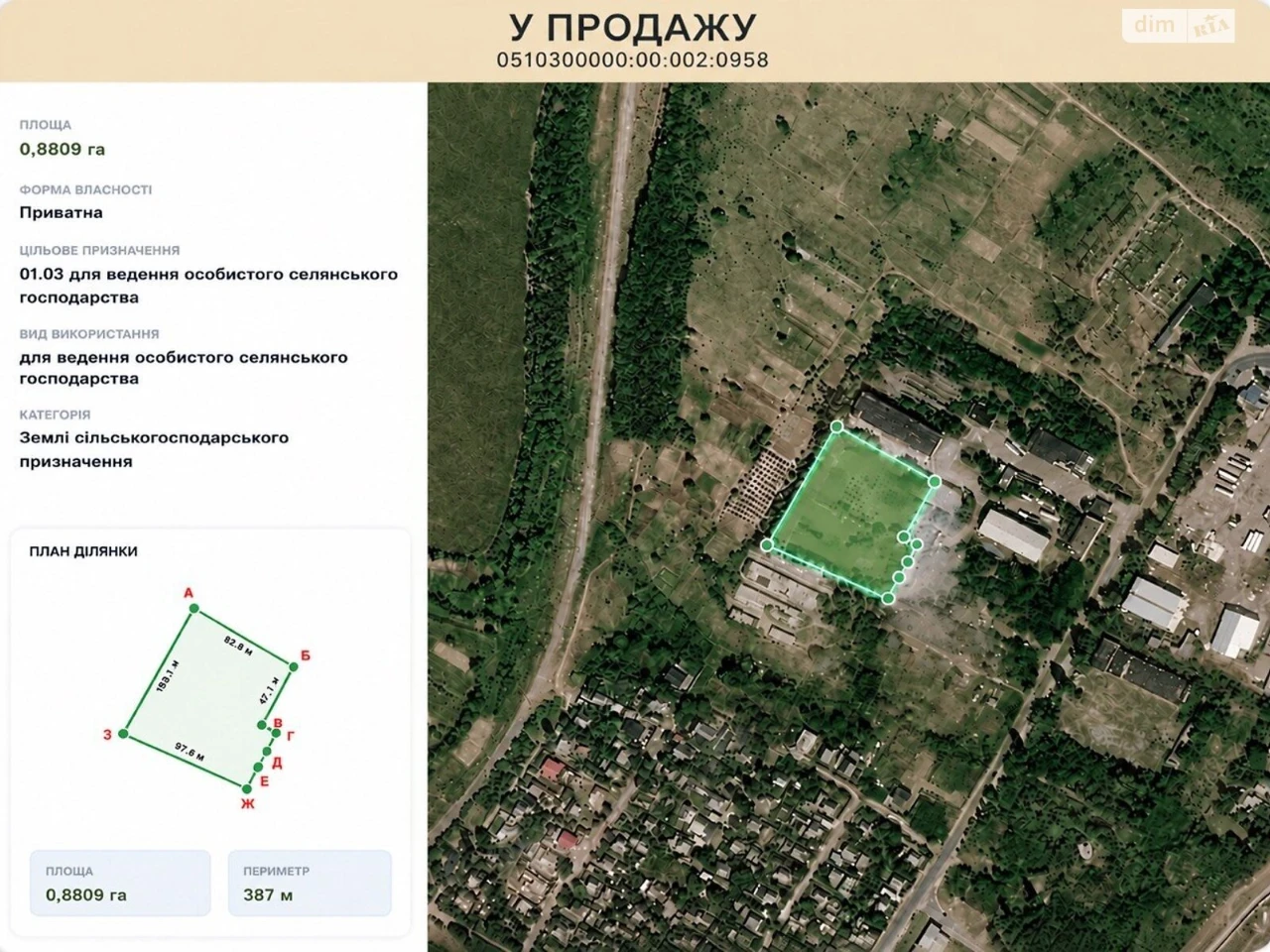 Продаж Земля сільськогосподарського призначення