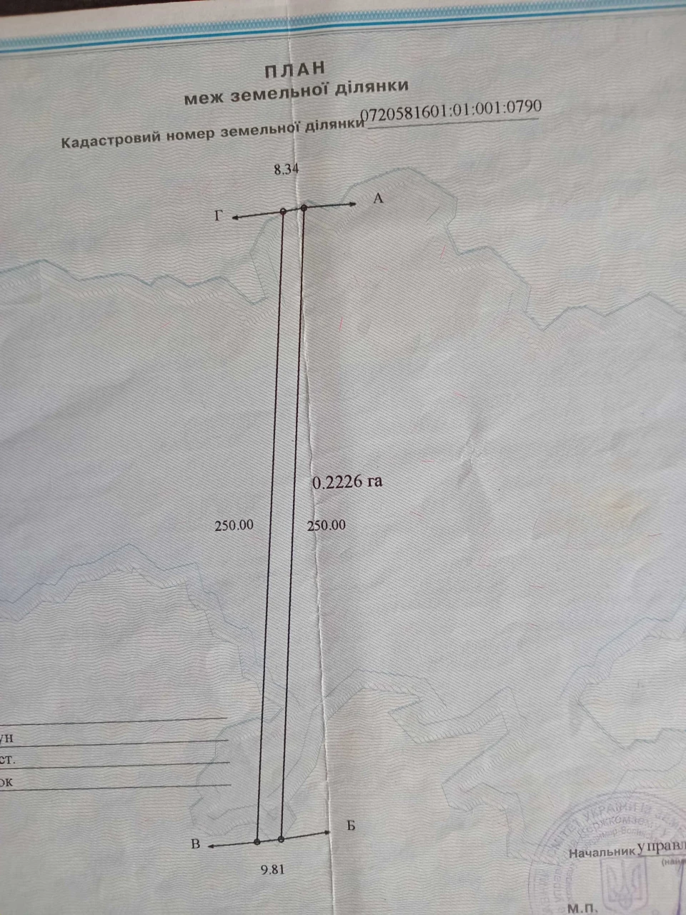 Продається земельна ділянка
