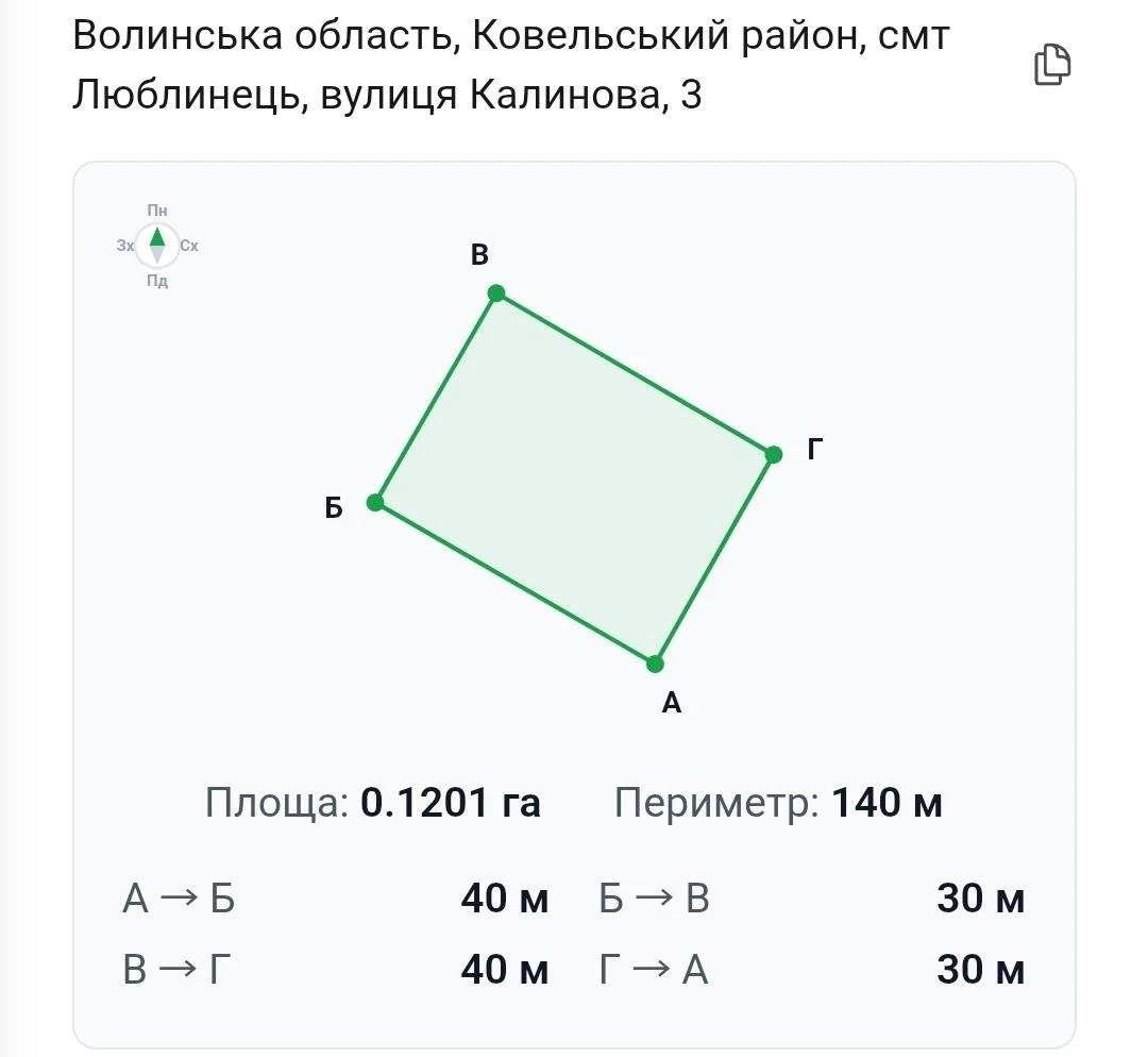 земельна ділянка під забудову