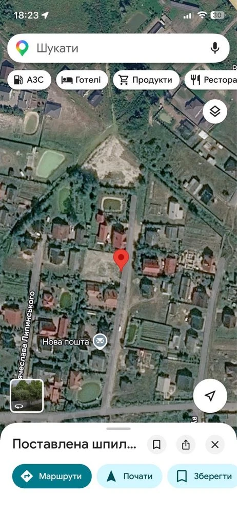 Земельна ділянка під забадову .0.10 га