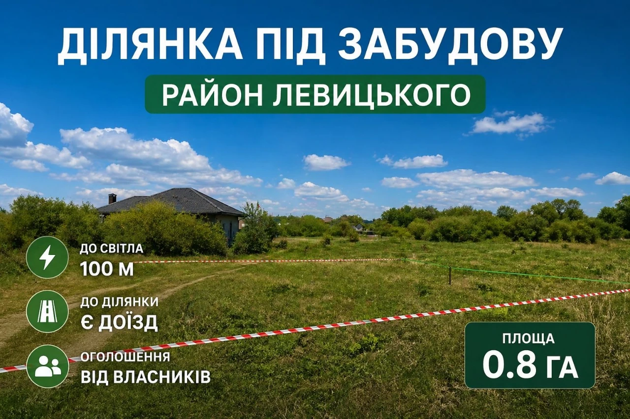 Ділянка під забудову Ковель від власників приватизована 8сот