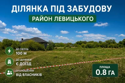 Ділянка під забудову Ковель від власників приватизована 8сот