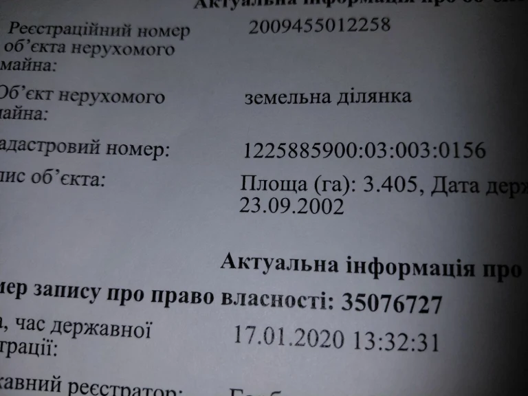 Продаю земельну ділянку (пай)