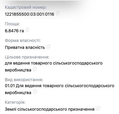 Земельна ділянка (земельний пай)