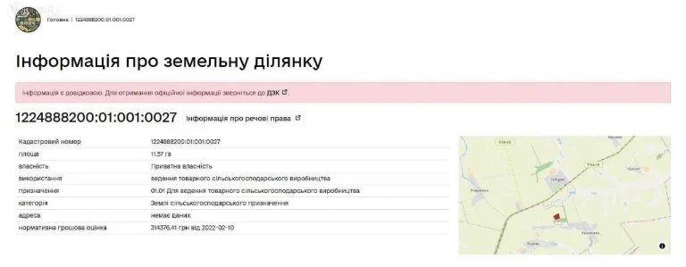 Продаж пай, 11,57 Га, Синельниківський р-н, 9 % річних